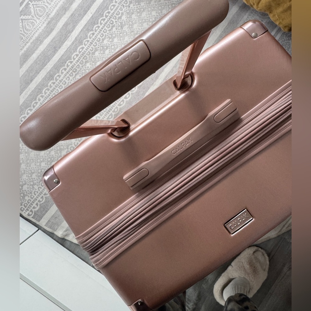 Calpak Metallic Pink Luggage